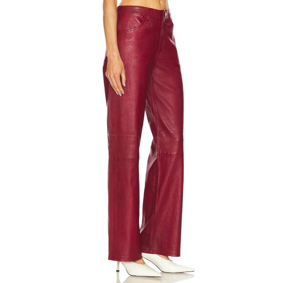 SPRWMN Carpenter Pants in Cherry Red - Picture 2 of 5